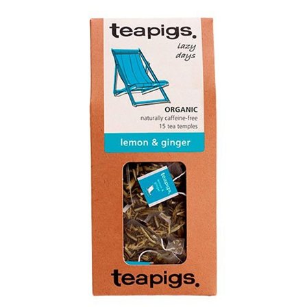 Teapigs Lemon & Ginger urtete Ø 37,5 g, Helse & Madvarer, Te, Frugtte