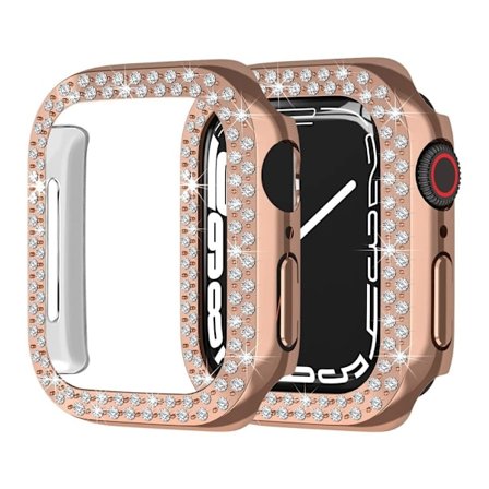Apple Watch SE 2022 (40 mm) cover med rhinestone-dekor - Rødguld