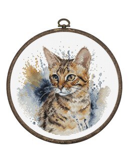 Broderikit Billede Kat - Luca-S