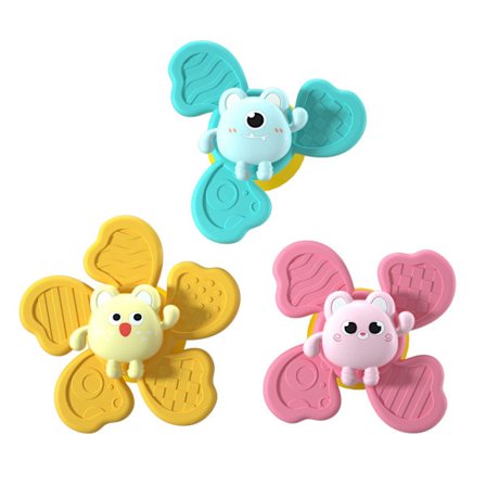 Sugerkopp roterende leketøy Enkelt fidget leketøy