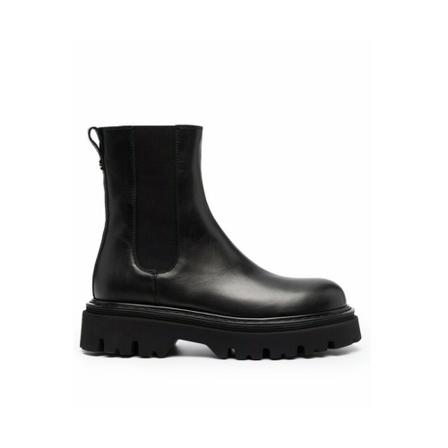 Casadei, Leather Boots Czarny, Kobieta, Rozmiar: 40 EU