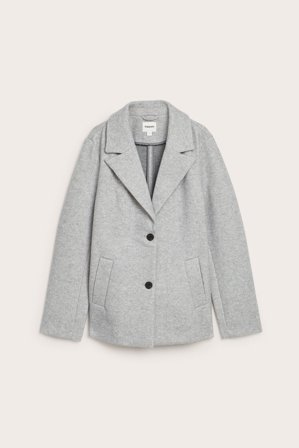 Kappahl | Jakke med krage | Lysegrå