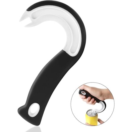 Snørestropp-boksåpner for artritthender J-formet kjøkkenutstyr