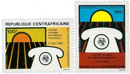 Centralafrika - YT PA219-20 - Postfrisk