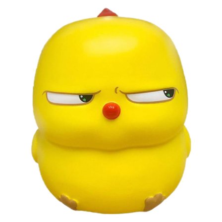 Söpö Sarjakuva Kana Muoto Puristuslelu Stressin Lievitys Ahdistuksen Vähentäminen Keltainen