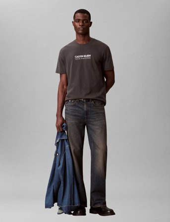 Calvin Klein Ss 20S Whsl Sp Cklein Ny Graphic - Khaki green - L