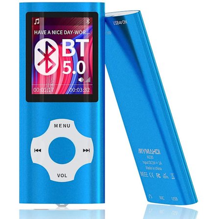 Mp3 Mp4 musikafspiller med fotofremviser E-bogslæser Diktafon Fm-radio Video