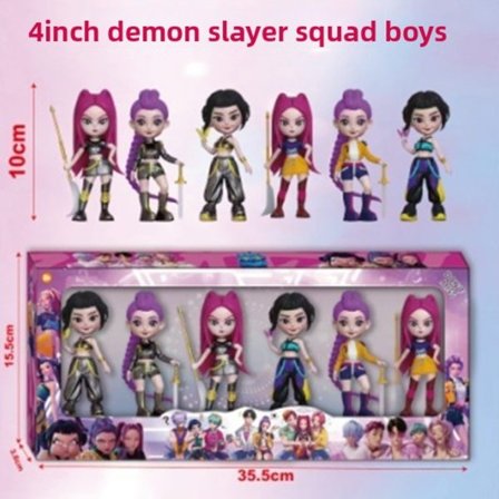 Djævle Jagt Herre Truppe Dame Truppe Dukker Håndlavet Legetøj 6 Gaveæsker