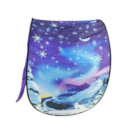 Fancy Dream Tents Barne Unicorn Space Sammenleggbart Telt Innendørs Seng Hustomt -Sy