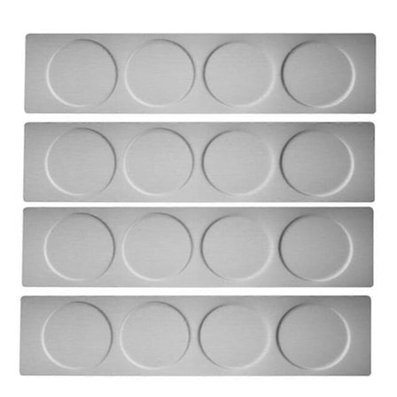 Magnetisk Kryddburkshållare Rostfritt Stål Sidobas Magnetisk Kryddburk Väggmonteringsbas