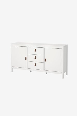 Tvilum - Madrid Sideboard 2 ovea + 3 laatikkoa - Valkoinen - Senkit & sivupöydät - - Homeroom