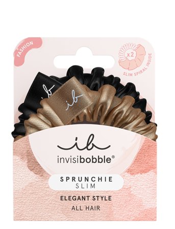 Invisibobble Invisibobble Sprunchie Slim True Golden 2Pc - Nude - 2 PCS