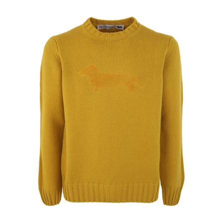 Harmont & Blaine Round-neck Strik Gul, Herre Strik