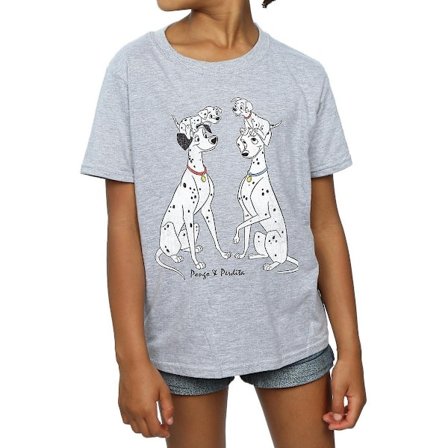 101 Dalmatiner Flickor Pongo Och Perdita T-Shirt 9-11 År Sport