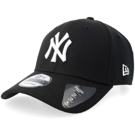 New Era - MLB Svart adjustable Keps - New York Yankees Diamond Era Black/White 9Forty Adjustable @ Hatstore