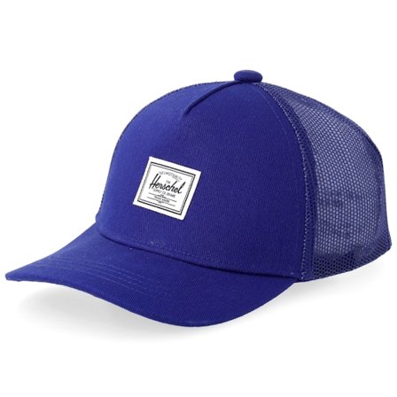 Herschel - Blå trucker Caps - Kids Whaler Cotton Mesh Cap Sodalite Blue Trucker @ Hatstore