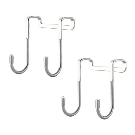 2 kpl oven yläpuolella oleva koukku Laatikon kaappikoukku Kaksinkertainen S-muotoinen koukku