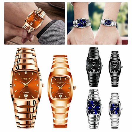 Herr Dam Kvarts Analog Digital Vattentät Klocka