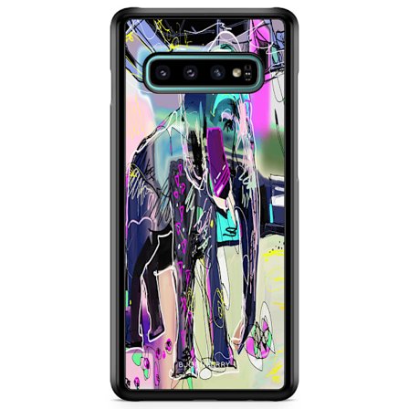 Bjornberry Skal Samsung Galaxy S10 Plus - Abstrakt Elefant