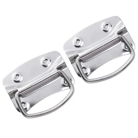 2st Rostfria Draghandtag Kraftiga Lådhandtag för Verktygslåda Dörr [DB]