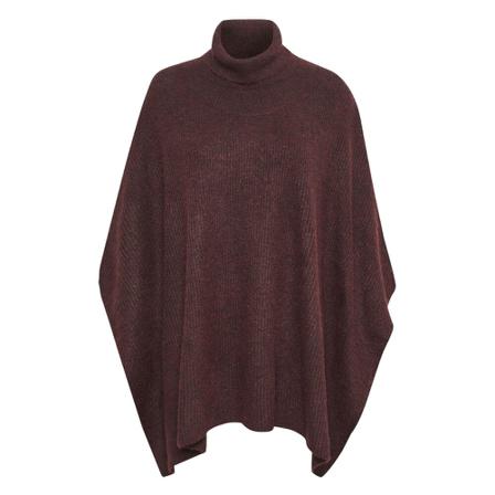 Cream, CRMilja Knit Poncho Rood, Dames, Maat:ONE Size