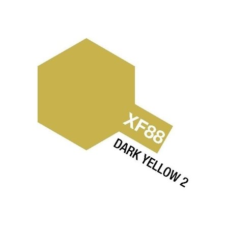 TAMIYA Acrylic Mini XF-88 Dark Yellow 2 (Flat)