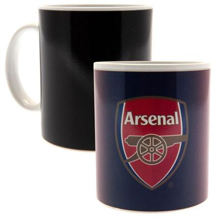 Arsenal Fc Värmeväxlande Mugg One Size Svart/vit/röd