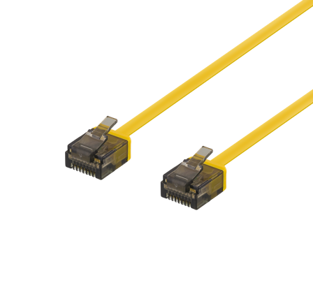 Deltaco koblingskabel - 2 m - gul