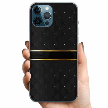 Apple Iphone 12 Pro Max Tpu Mobilskal Golden Stripes