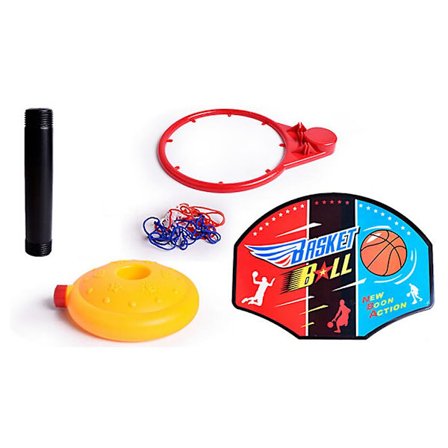 Justerbar Mini Basketballkurv Stativ Leke Utendørs Innendørs Sportspill