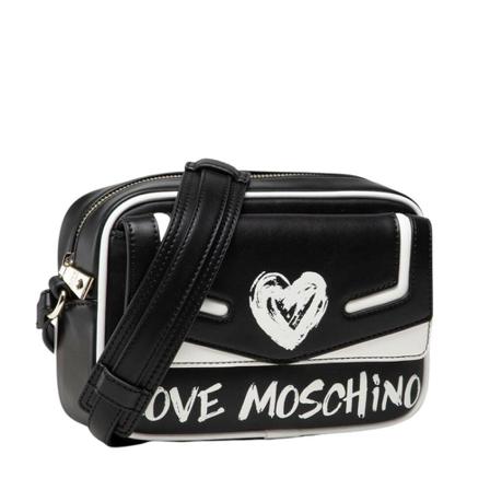 Love Moschino, Bag with then Czarny, Kobieta, Rozmiar: ONE Size