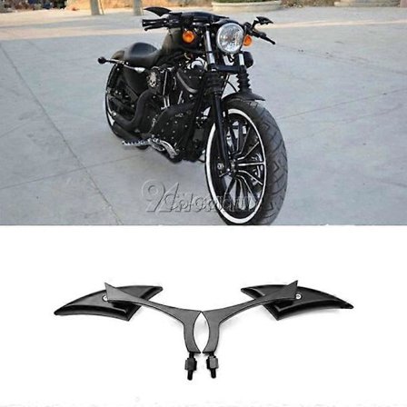 Universelle motorsykkelbakspeil for Honda Shadow Spirit Aero Ace Sabre VLX VF VT 600 700 750 1100 VTX 1300 1800 C Cruiser