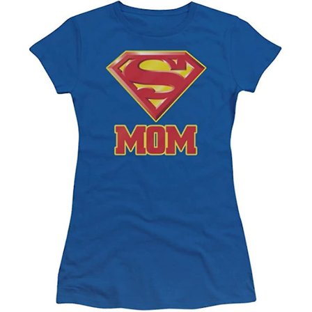 Superman: Super Mom Ladies Junior Fit T-shirt
