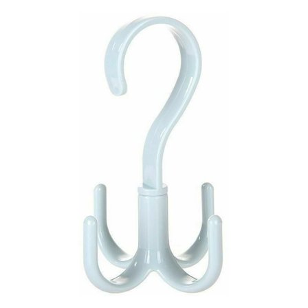 [2 stycken blå] Krokställ Skolväska Garderob Förvaringsställ Multifunktionell Roterbar Klädkrok