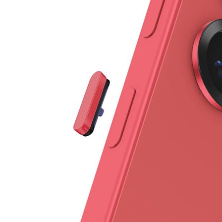 Original Power-Knap til Galaxy S25 og S25 Plus Tænd og Sluk Samsung Rød