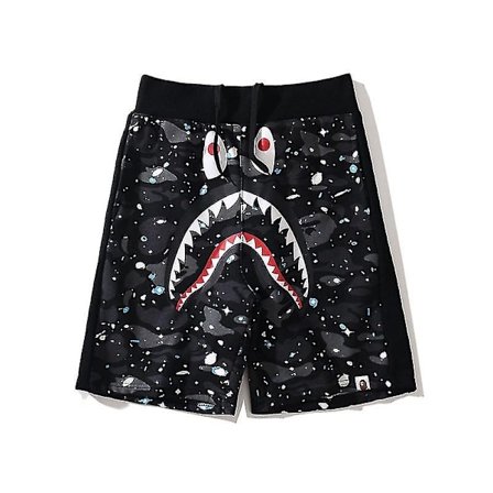 Bape Herr Shark Shorts Y - Perfekt Svart svart{ad}
