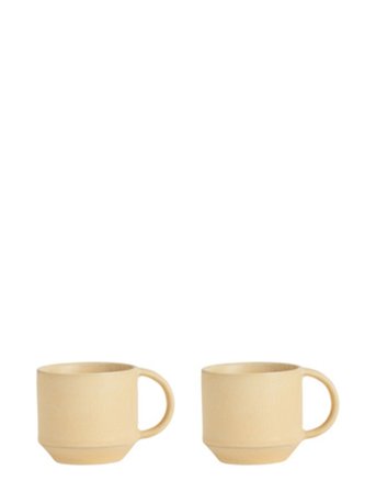 OYOY Living Design Yuka Espresso Cup - Pack Of 2 - Cream - ONE SIZE