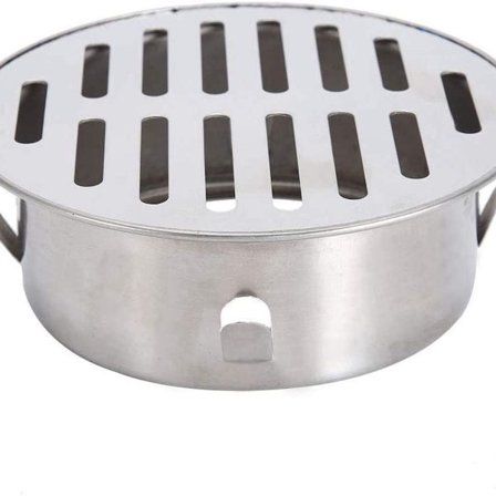 Bodena blauf, rustfritt stål balkong, rund vask, blokkerende, avtakbar bunnavløp