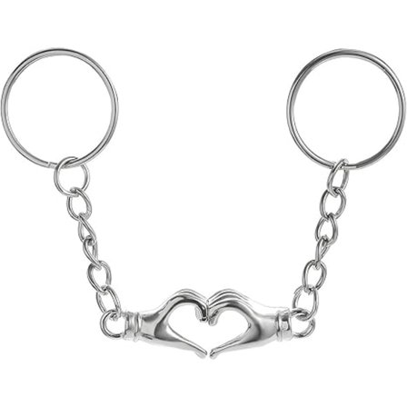 Nyckelring för par, Personlig nyckelring, Alla hjärtans dag-present, Parstil, Present till pojkvän, flickvän, make, maka, bröllopspresent