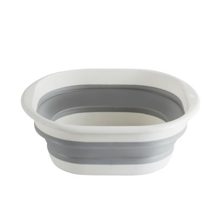 Hopfällbar Serveringsskål Hopfällbar Bassin Hopfällbar Rund Silikonhandfat Flerfunktionell för Camping, Husvagn, Utomhusaktiviteter, Matlagning, Resa