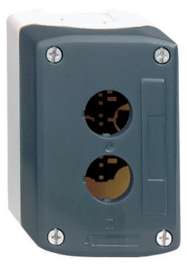 Schneider Electric XALD02 Trykknapp boks 2 hull, Elfordeling & strømforsyning