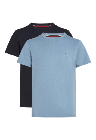 Tommy Hilfiger T-shirt, 2-pack T-shirts & toppar Herr Flerfärgad 164/176