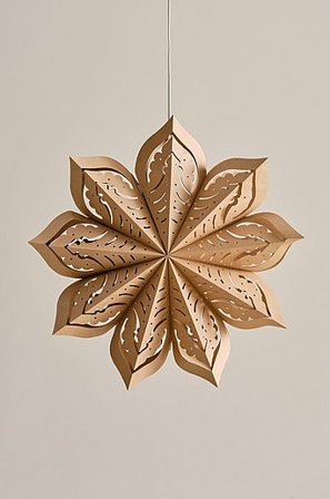 Jotex - ERIS joulutähti ø 62 cm Brown Kraft Paper - Osta Valotähdet Jotex