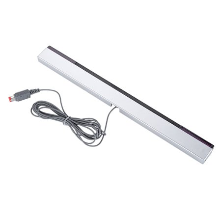 Infraröd IR Signal Ray Sensor Bar Trådbunden Mottagare & Ställ för Nintendo WII Konsol