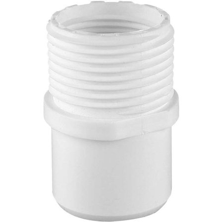 Faluplast 2912001 Tilkoblingsteleskop innv. og utv. gjenge, Innendørsavløp
