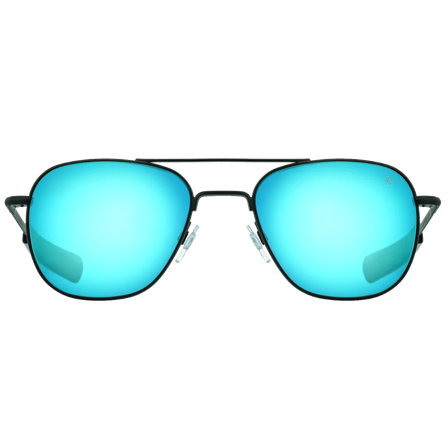 American Optical Original Pilot Black Blue Mirror Nylon Blue Mirror Nylon