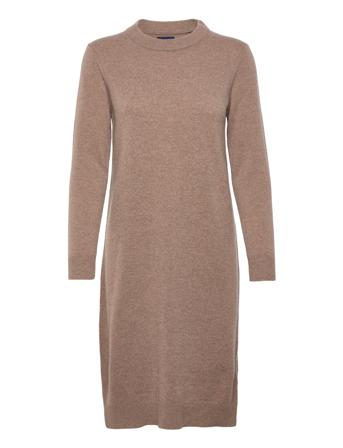 D1. Superfine Lambswool Dress Kort Klänning Beige GANT