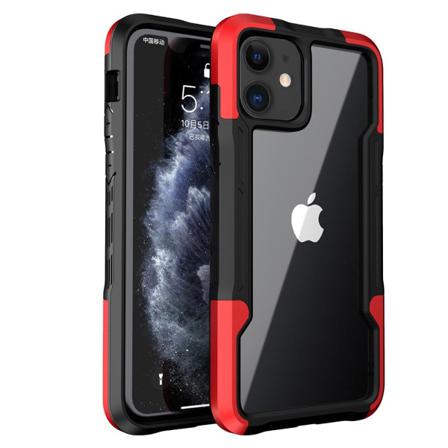Iphone 11 - Stilrent Skyddande Armor Skal Röd
