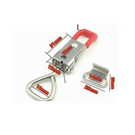 8 st justerbara spännlås Spännspak GH-4001 165 kg/363,7 lbs kvarhållningskapacitet för snabb fixering och fastspänning Jskee