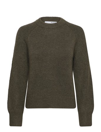 Selected | Slfrena Ls Knit O-Neck Camp | L